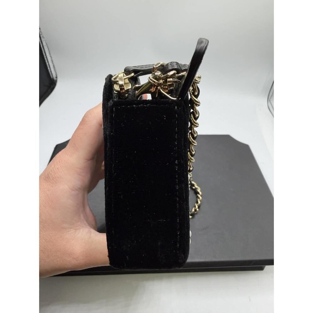 Chanel Quilted Pearl Double Zip Clutch W/ Chain SPB-MS 363036 - Picture 6 of 15